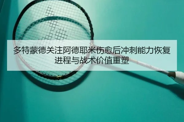 多特蒙德关注阿德耶米伤愈后冲刺能力恢复进程与战术价值重塑